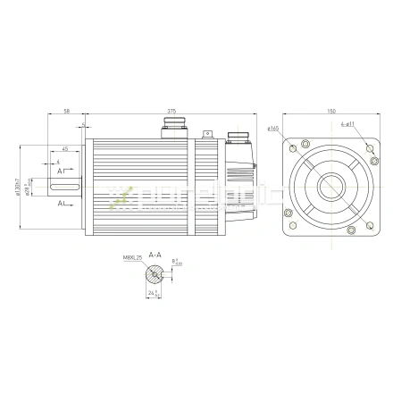 Серводвигатель 150S3TB-M27015 фото