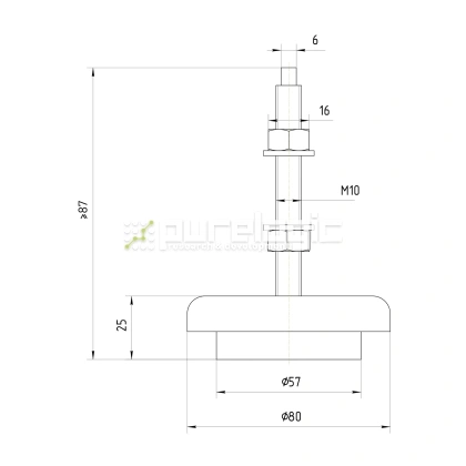 Виброопора HR98-2 фото
