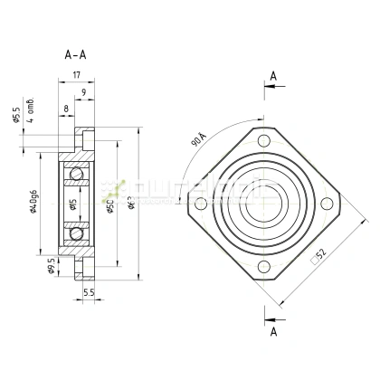 Опора ШВП Hiwin FF15-C5 фото