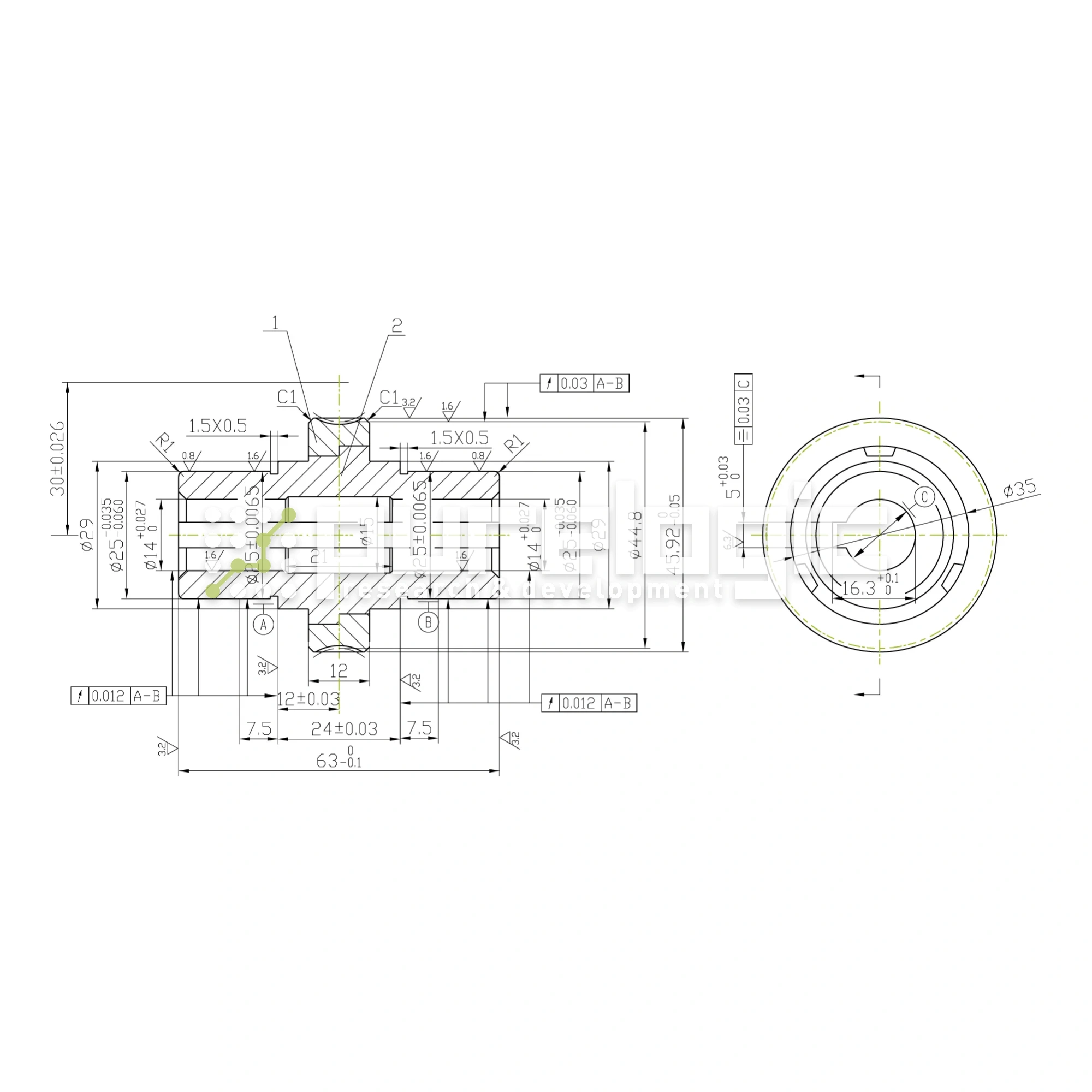 Червячное колесо W3080 4 311 Червячное колесо W3080 фото