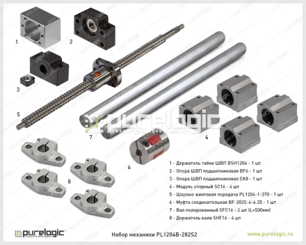 Набор механики PL1204B-282S2 фото