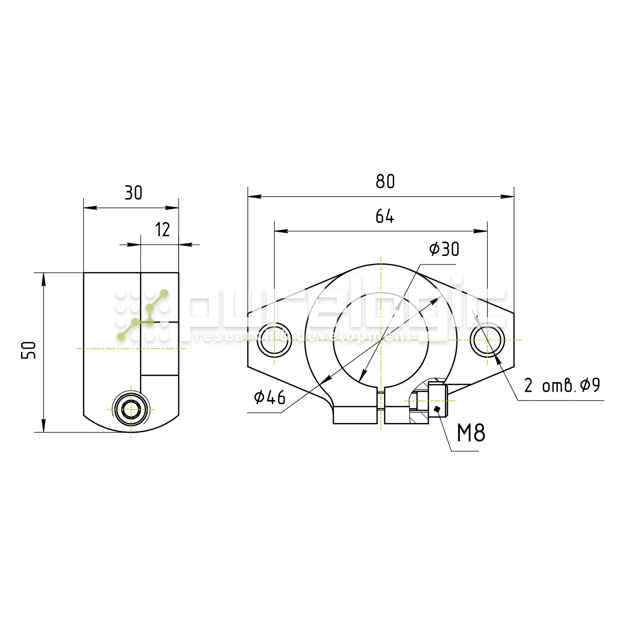 Держатель вала SHF30 409 Держатель вала SHF30 фото