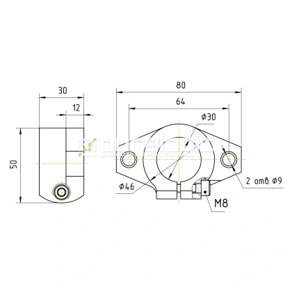 Держатель вала SHF30 409 Держатель вала SHF30 фото