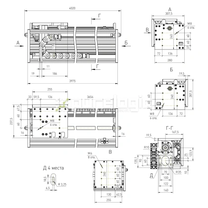 Модуль линейного перемещения PLLM-92L-3.6-2 фото