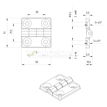 Петля 400113 671 Петля 400113 фото