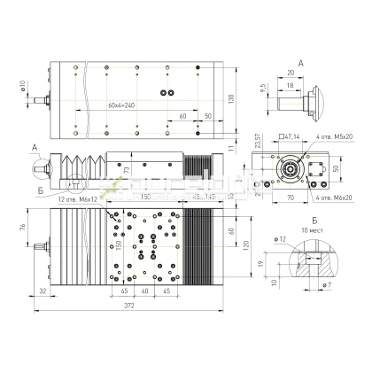 Модуль линейного перемещения PLLM-61L-05100 фото