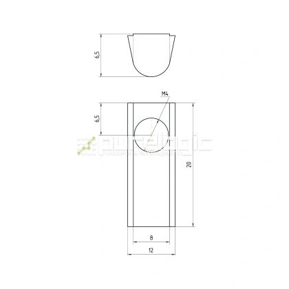 Гайка Т-образная 30TH4 фото