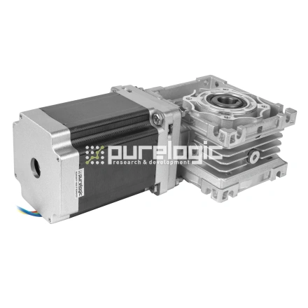 Двигатель шаговый с редуктором PL86WG118-60 фото