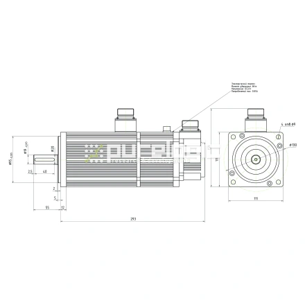 Серводвигатель 110STB-M06030 фото