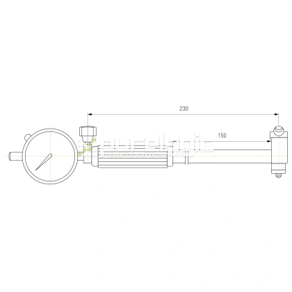 Нутромер циферблатный DBG-35-50 5 253 Нутромер циферблатный DBG-35-50 фото