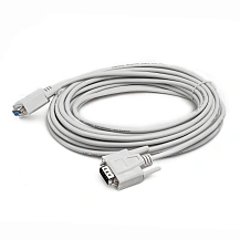 Кабель DB9F-DB9M-10m