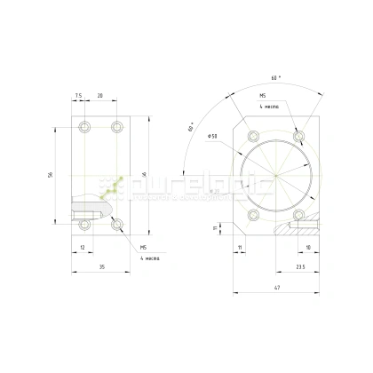 Держатель гайки ШВП BSG2020 фото