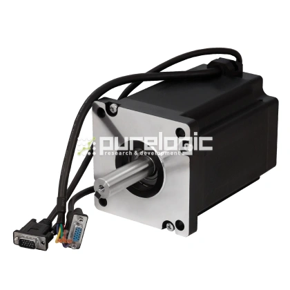 Двигатель шаговый с энкодером PL110H5460-D19-1K фото