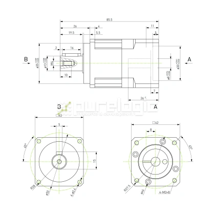 Редуктор планетарный прецизионный 42VRB3K-S13-P0 фото
