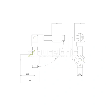 Пазовый соединитель 45MSD-B фото