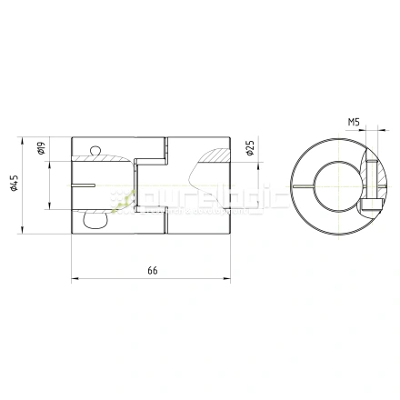 Муфта соединительная BF1-4566-19-25 фото