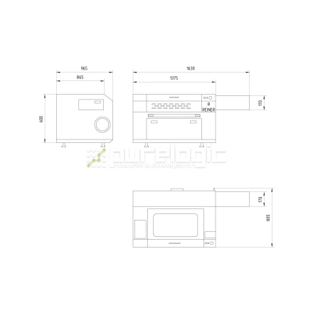 Лазерный станок REINER LH960-80W фото