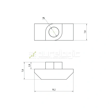 Гайка Т-образная 40TM4 фото