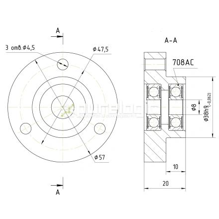 Опора винта PL-FK-8 фото