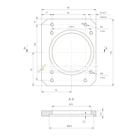 Кронштейн двигателя RY-MB90 фото