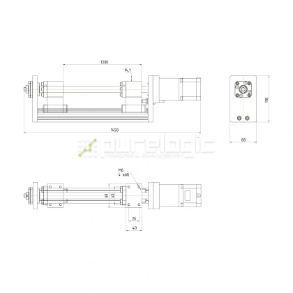 Модуль линейного перемещения PLLM-71-1200 фото
