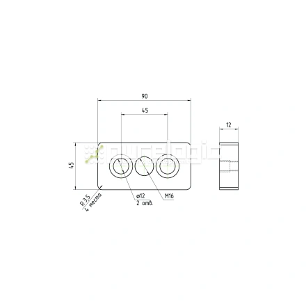Пластина 4590EGJ-M16 фото