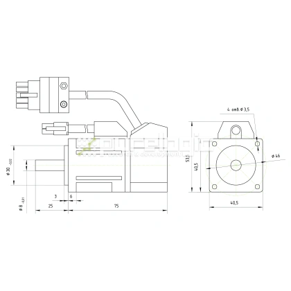 Серводвигатель 40ST-M00130 фото