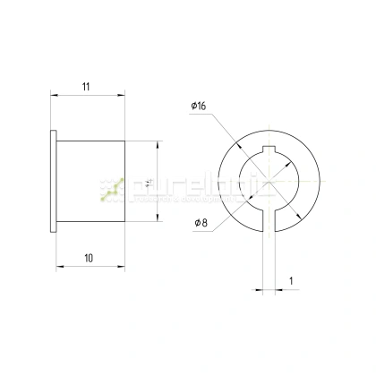Втулка переходная PG14x8 фото