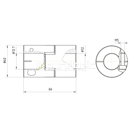 Муфта соединительная BF1-4066-12.7-12 фото