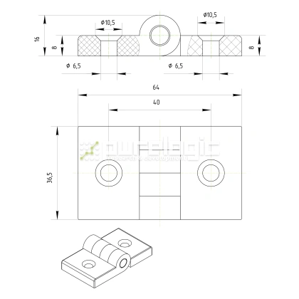 Петля 400107 фото