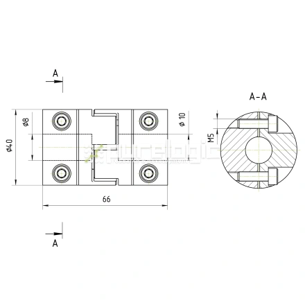 Муфта соединительная BF3-4066-8-10 фото