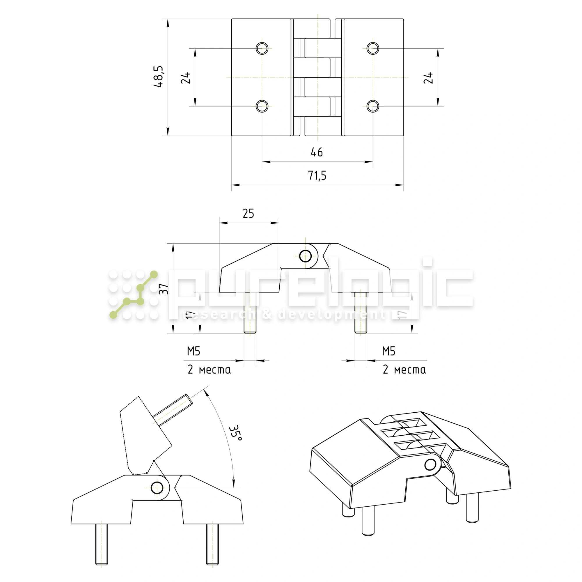 Петля 400106 520 Петля 400106 фото