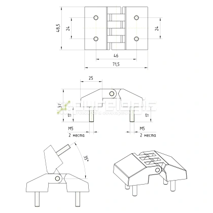 Петля 400106 520 Петля 400106 фото