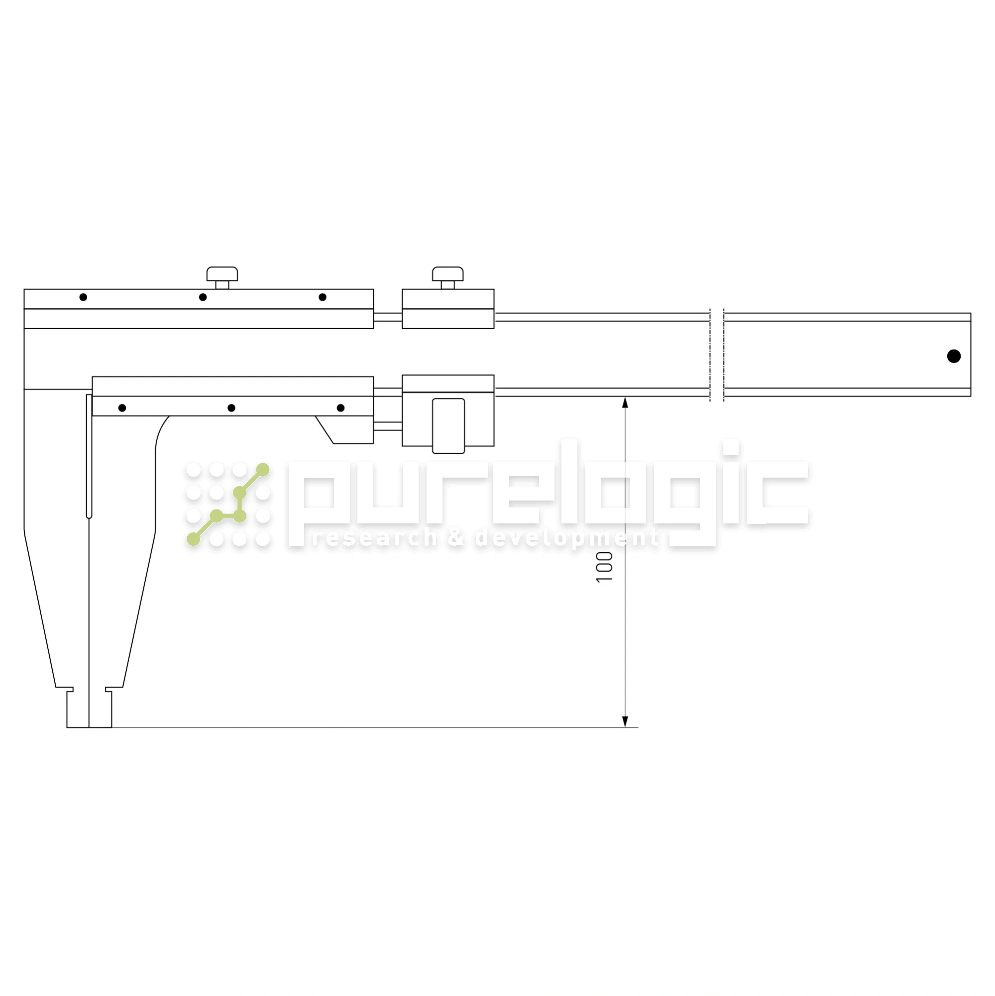 Штангенциркуль IIIVC-600-5 5 709 Штангенциркуль IIIVC-600-5 фото