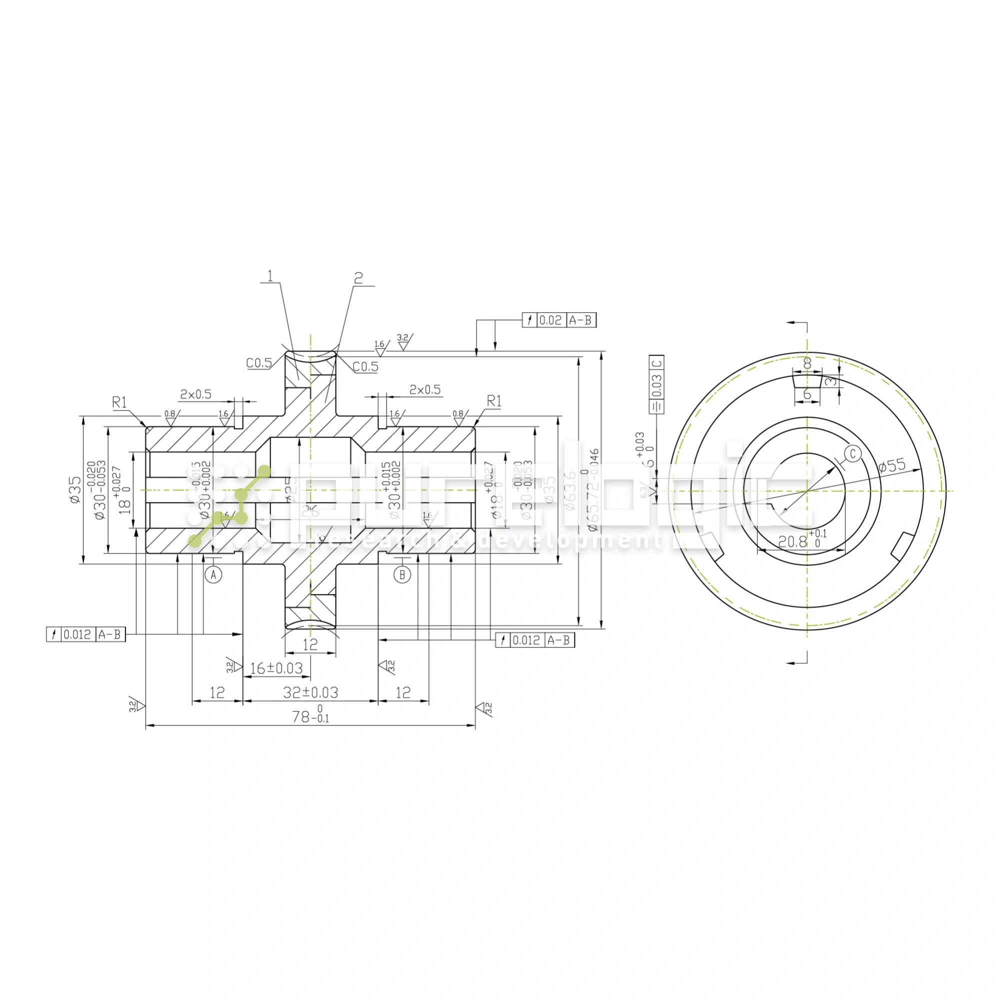 Червячное колесо W4060 4 790 Червячное колесо W4060 фото