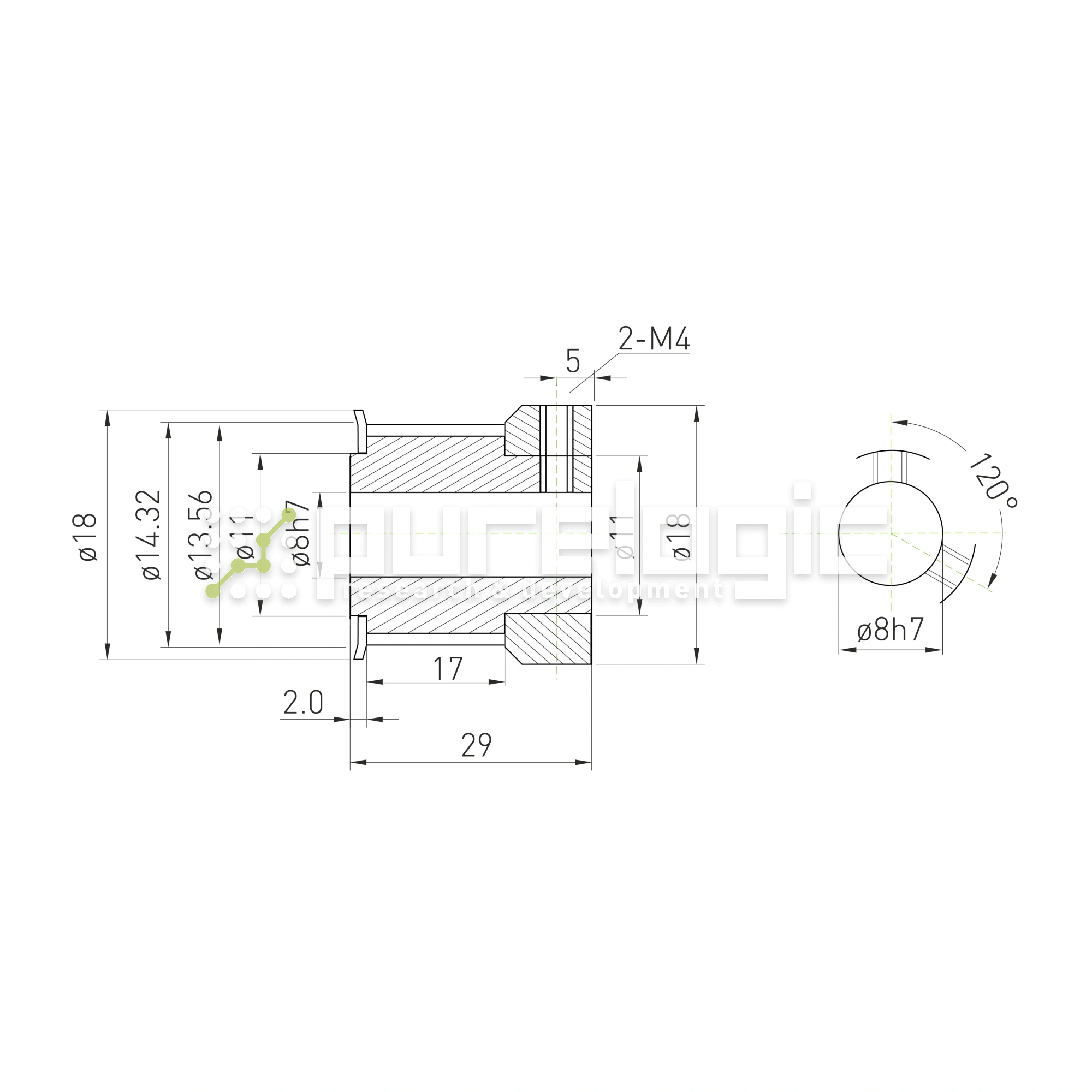 Шкив зубчатый BSY-15-3M-15-C-P8 895 Шкив зубчатый BSY-15-3M-15-C-P8 фото