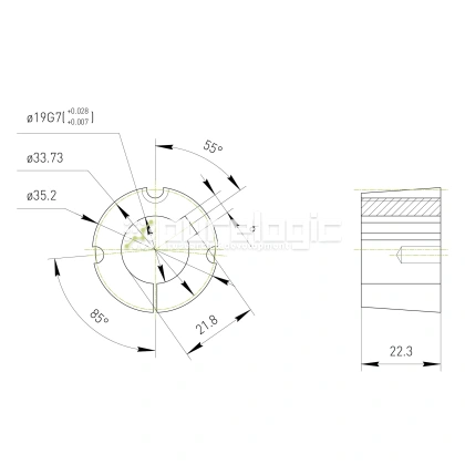 Втулка тапербуш 1008-19 фото