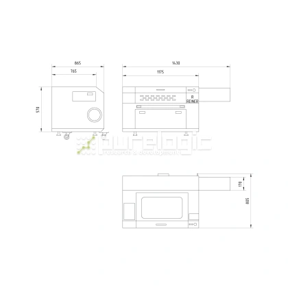 Лазерный станок REINER LP960-60W фото