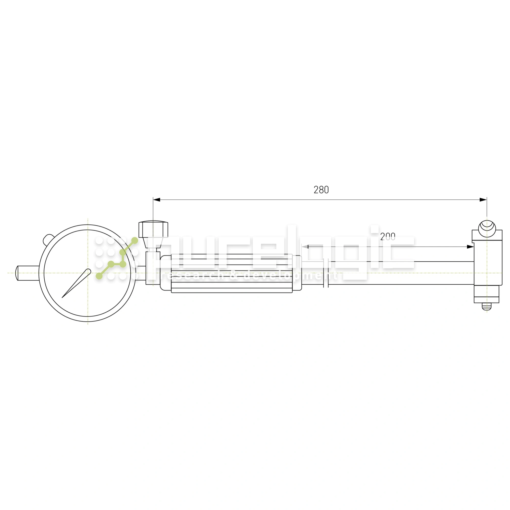 Нутромер циферблатный DBG-50-160 5 480 Нутромер циферблатный DBG-50-160 фото