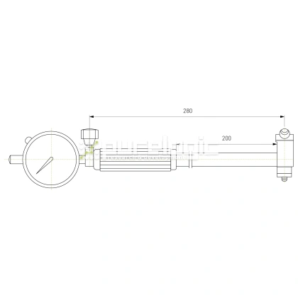 Нутромер циферблатный DBG-50-160 5 480 Нутромер циферблатный DBG-50-160 фото