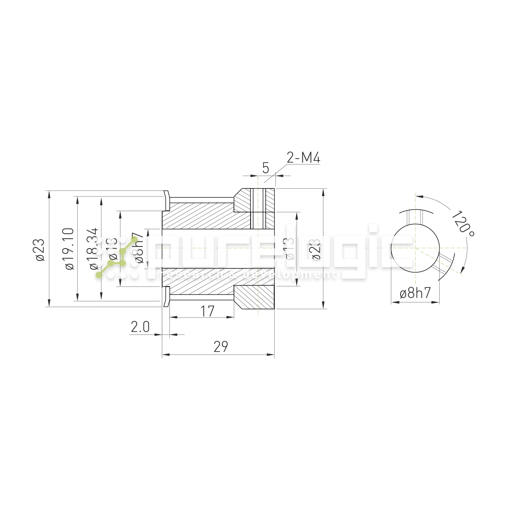 Шкив зубчатый BSY-20-3M-15-C-P8 919 Шкив зубчатый BSY-20-3M-15-C-P8 фото