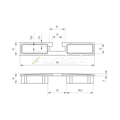 Заглушка AL-T-R Т-СЛОТ фото