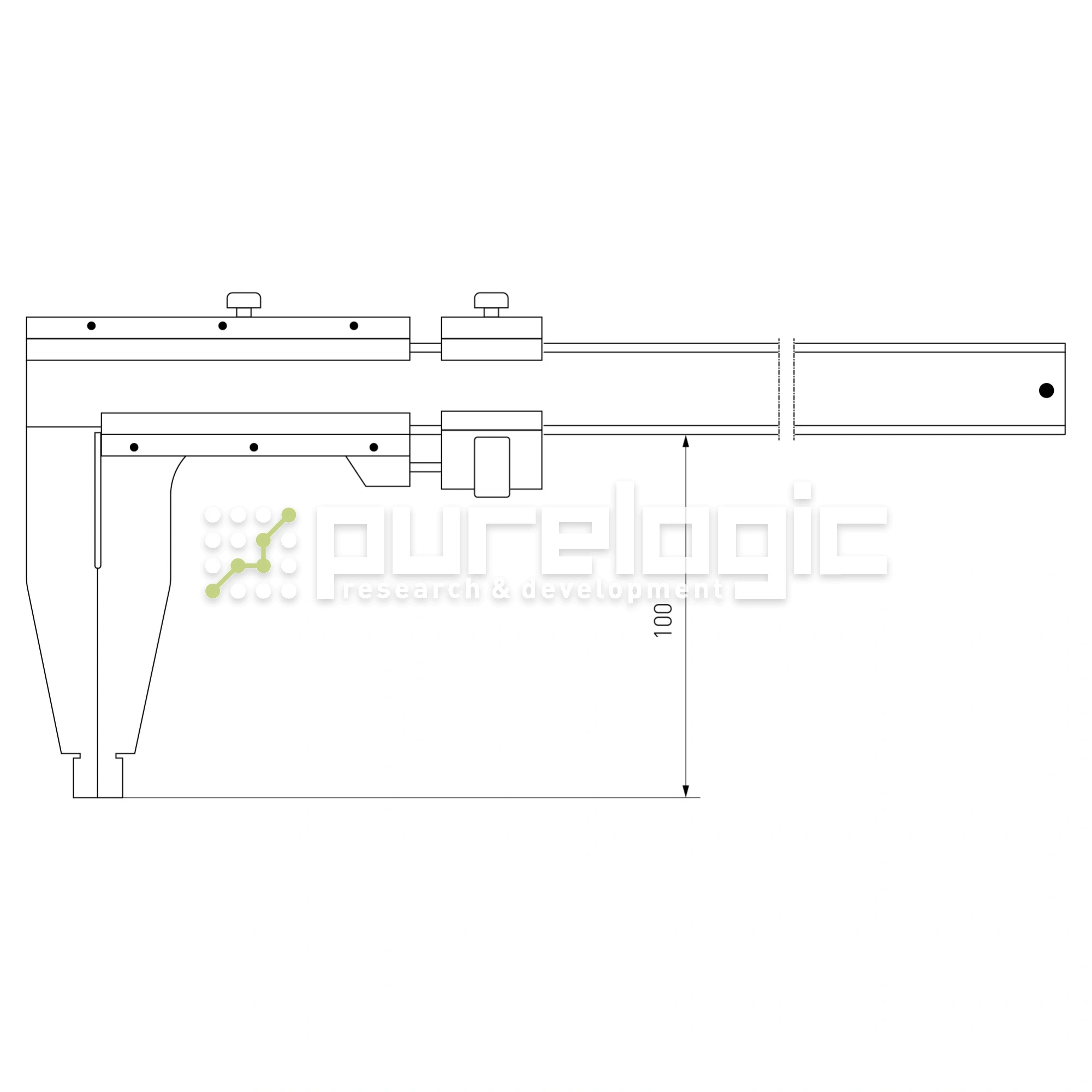 Штангенциркуль IIIVC-500-5 5 709 Штангенциркуль IIIVC-500-5 фото