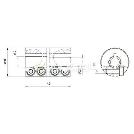 Муфта соединительная BA-3040-12.7-14 фото