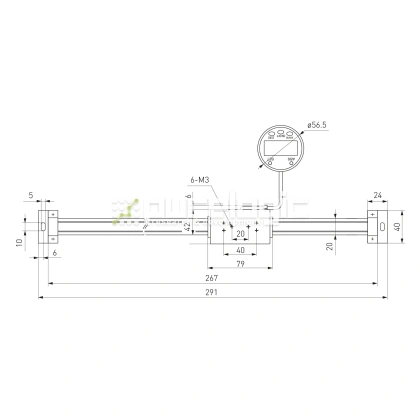 Линейка цифровая с выносным дисплеем PL5403-150 5 161 Линейка цифровая с выносным дисплеем PL5403-150 фото