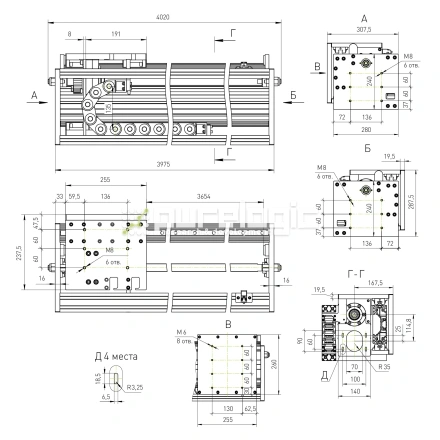 Модуль линейного перемещения PLLM-92L-3.6-1 фото