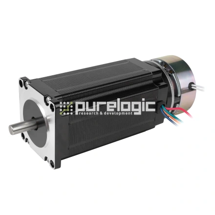 Двигатель шаговый с тормозом PL57H110-D8B фото