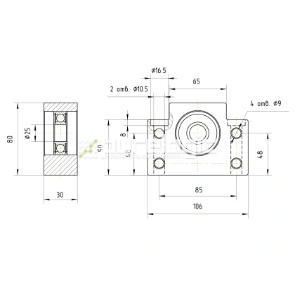 Опора ШВП BSS BF25-C7 фото