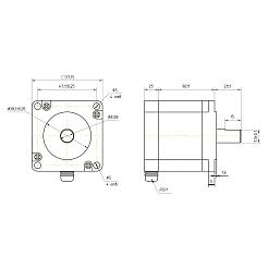 Двигатель шаговый IP65 57CM23-FS 6 737 руб. Двигатель шаговый IP65 57CM23-FS