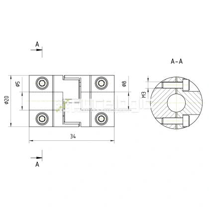 Муфта соединительная BF3-2034-5-8 фото